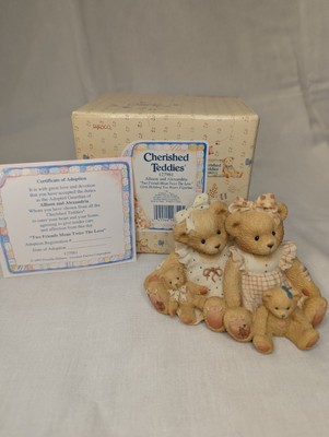 1995 Cherished Teddies Allison and Alexandria ''Two Friends Mean Twice The Love'' 