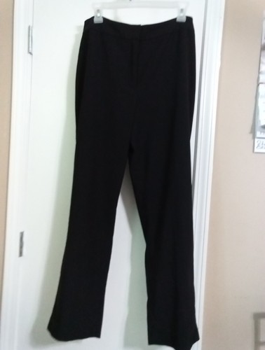 Chico's Size 1.5 Classic Regular Black Polyester/Rayon/Spandex Pants Preowned