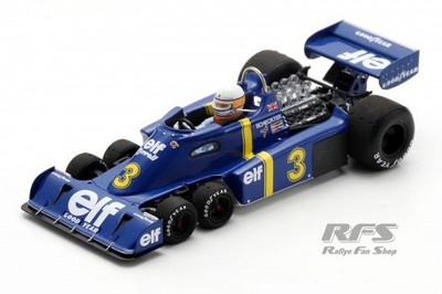 Tyrrell P34 Jody Scheckter Winner Formel 1 Swedish GP 1976 1:43 Spark 7306