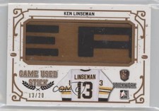 2017 Leaf ITG Stickwork Game Used Stick 13/20 Ken Linseman #GS-13 2po