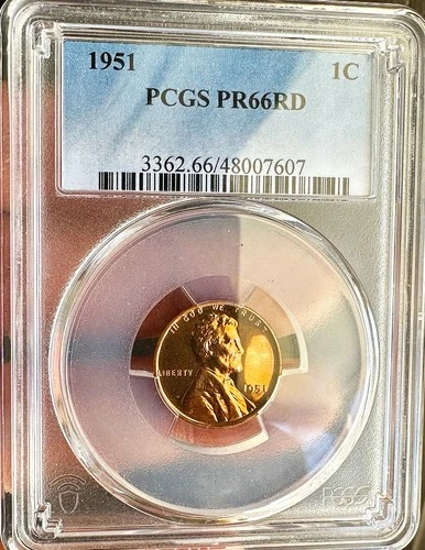 1951-P Lincoln Wheat Cent Proof — photo from the most recent tracked eBay sale