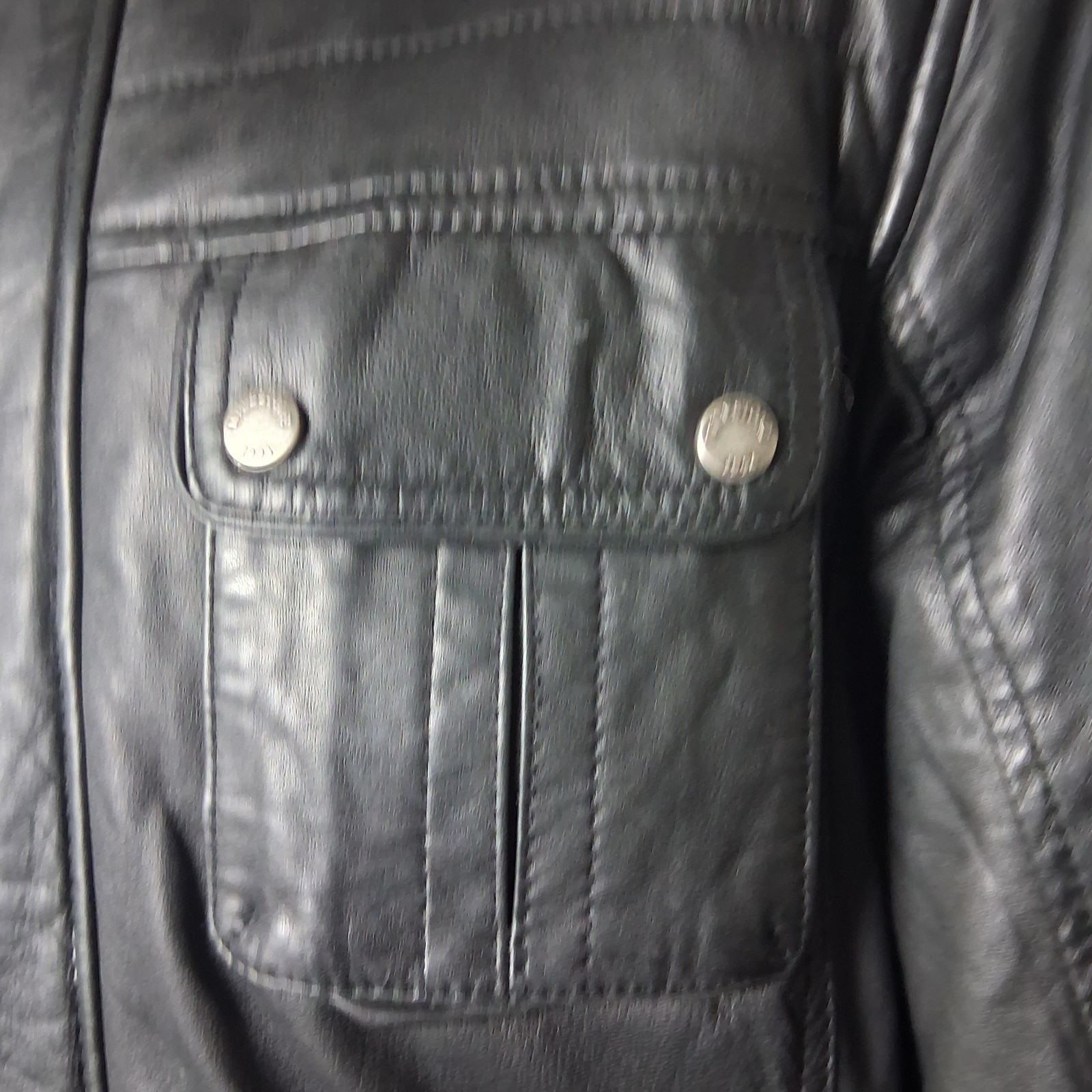 Milestone Mens Black Full Zip 100% Lamb Leather B… - image 6