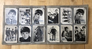 The Beatles A&BC UK 1964 set 60 chewing gum cards series 1 in original album BG6