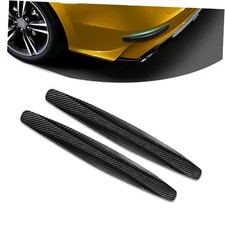 2PCS Rubber Car Bumper Guard, Anti-Collision Anti-Scratch Car Rear Bumper