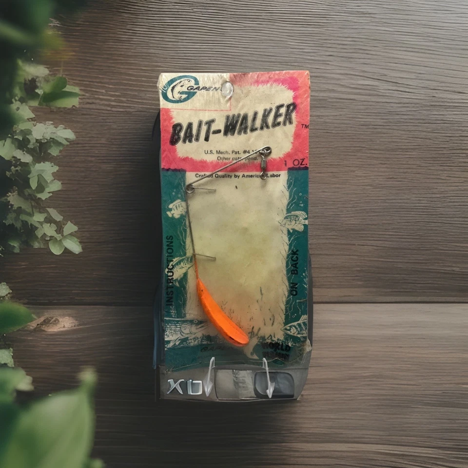 Plantillas de bajo Bait-Walker selladas 3 quilates. Antiguo Foto 2 de 3