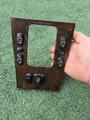 MERCEDES BENZ OEM C43 C230 C280 FRONT WOOD CENTER MASTER WINDOW SWITCH 98-02 