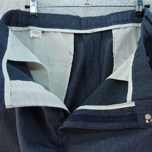 Pantalones de vestir vintage Levi's Action para hombre 34x30 gris carrera oficina negocios - Imagen 4 de 7