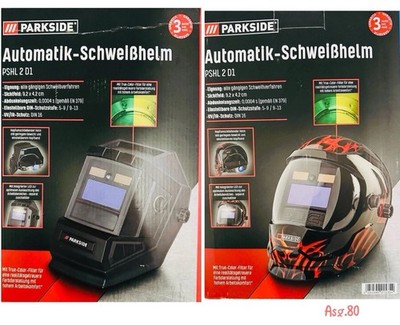 Schweißhelm Parkside PSHL 2 D1 Automatik mit LED Schweißschild Schweißmaske NEU
