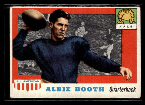 Albie Booth #86 1955 Topps All American card