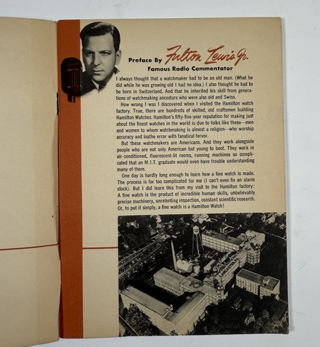 Vintage What Makes a Fine Watch Fine? Booklet Hamilton Watch Company 1947 40s - Picture 3 of 7