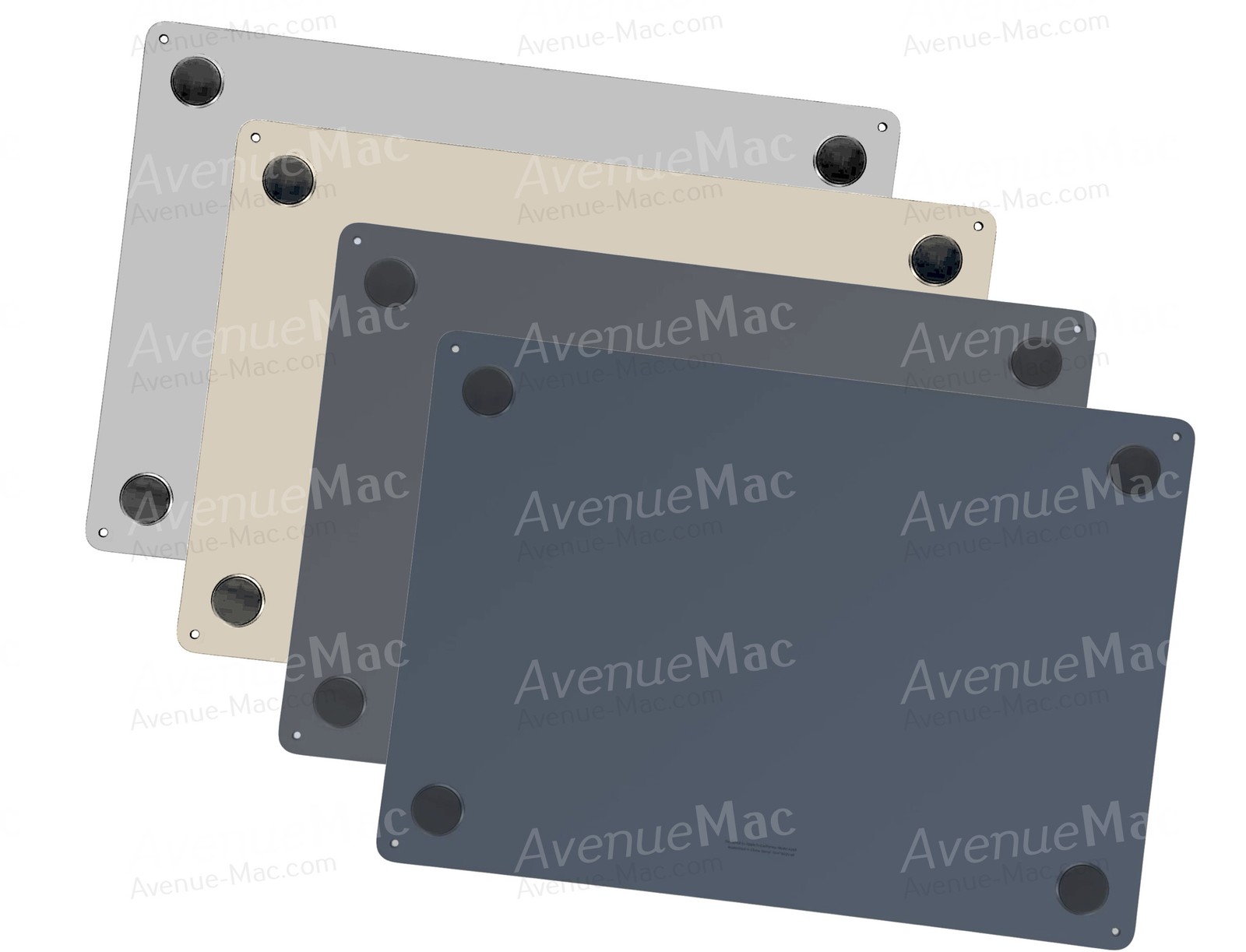 Capot inférieur MacBook Air 15 A2941 couvercle coque de rechange argent