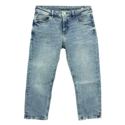 ESPRIT Damen Jeans Hose Medium Rise Skinny blue used blau 33051 - Bild 1 von 2