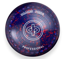 Drakes Pride Professional bowls - Blue / Red, Gripped, Size 2, ... (IMPERFECT)
