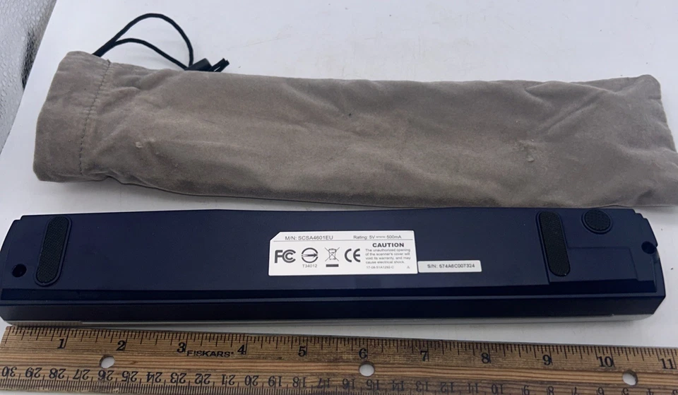 Plustek OpticSlim M12 Plus USB Mobile Scanner Works, No USB Cable SCSA4601EU - Image 3 of 4