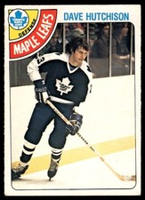 1978-79 O-Pee-Chee Dave Hutchison Toronto Maple Leafs #289