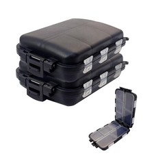 2PC-Fishing Tackle Box Tackle Utility Boxes Plastic Box Storage Organizer Box...