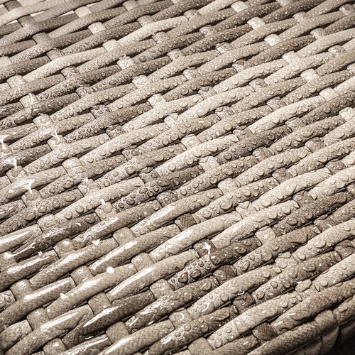 Gartenset 2 Sessel und Tisch Polyrattan Sitzgarnitur Gartenmöbel Lounge Braun - Bild 8 von 8