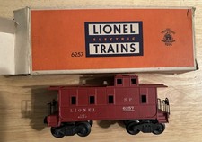 Lionel SP Caboose 6257 Vintage O Gauge - Dark Red with Box 5