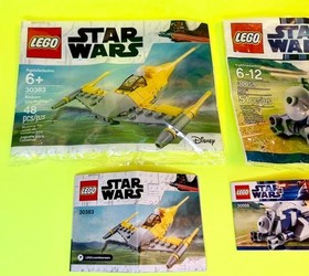 LEGO STAR WARS MINI SETS / MTT #30059 & NABOO STARFIGHTER #30383 / COMPLETE