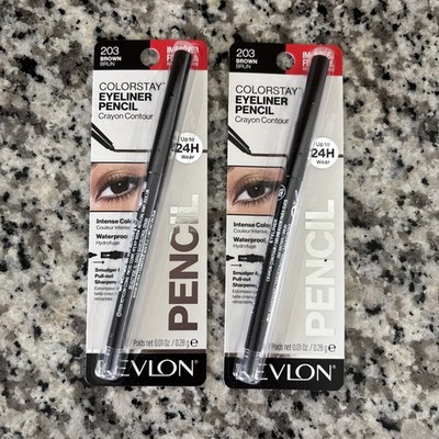 2X Revlon ColorStay Eyeliner Pencil 0.01oz - Brown