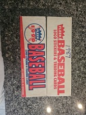 1989 & 1990  fleer baseball box