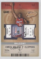 2002-03 Fleer Authentix Rookie Authentix Balcony 86/250 Chris Wilcox #107 0a7
