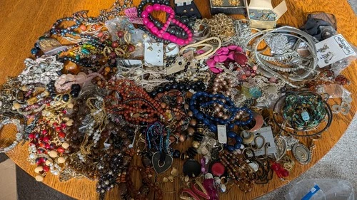Large Lot of Vintage/New Costume Jewelry 10+ lbs.