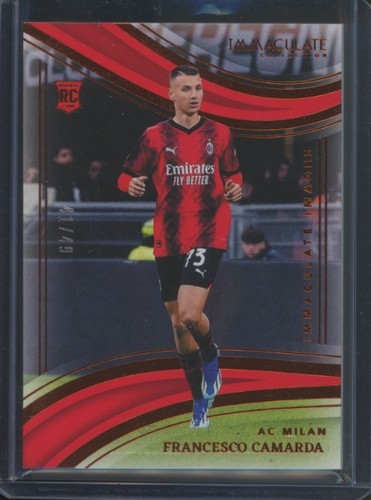 2023-24 Panini Immaculate Soccer Francesco Camarda #19 RC Immaculate Images /49