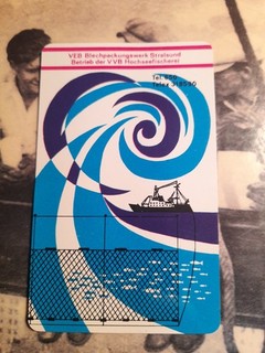DDR Taschenkalender Metallkalender 1974 Blechpackungswerk Stralsund