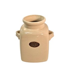 Ceramic Cream Utensils Holder Cutlery Storage Pot with Handles Kitchen Organizer