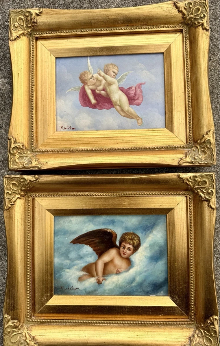 油画天使原创艺术绘画| eBay