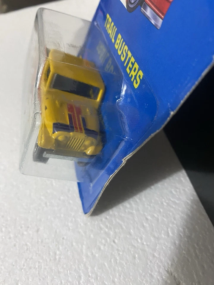 Hot Wheels 1982 Trail Busters Leo India Jeep Scrambler In Blister Pk Very Rare! - Image 3 of 4