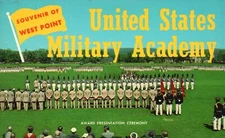 U.S Military Academy Reward Presentation Ceremony West Point NY Vintage Postcard