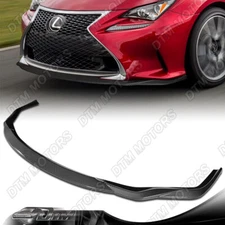 For 15-18 Lexus RC300 RC350 AG-Style Carbon Painted Front Bumper Lip Spoiler