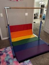 6'x2' Exercise Mat Tri-Fold Thick Foam Gym Mat for Gymnastics Workout Home Use