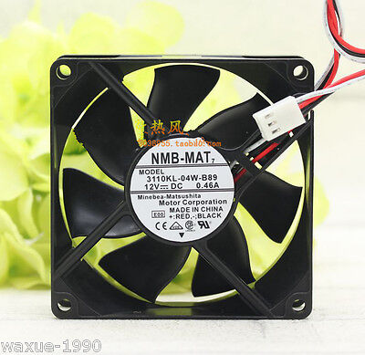 1pcs NMB 8025 8CM 12V 0.46A Cooling Fan 3110KL-04W-B89 | eBay