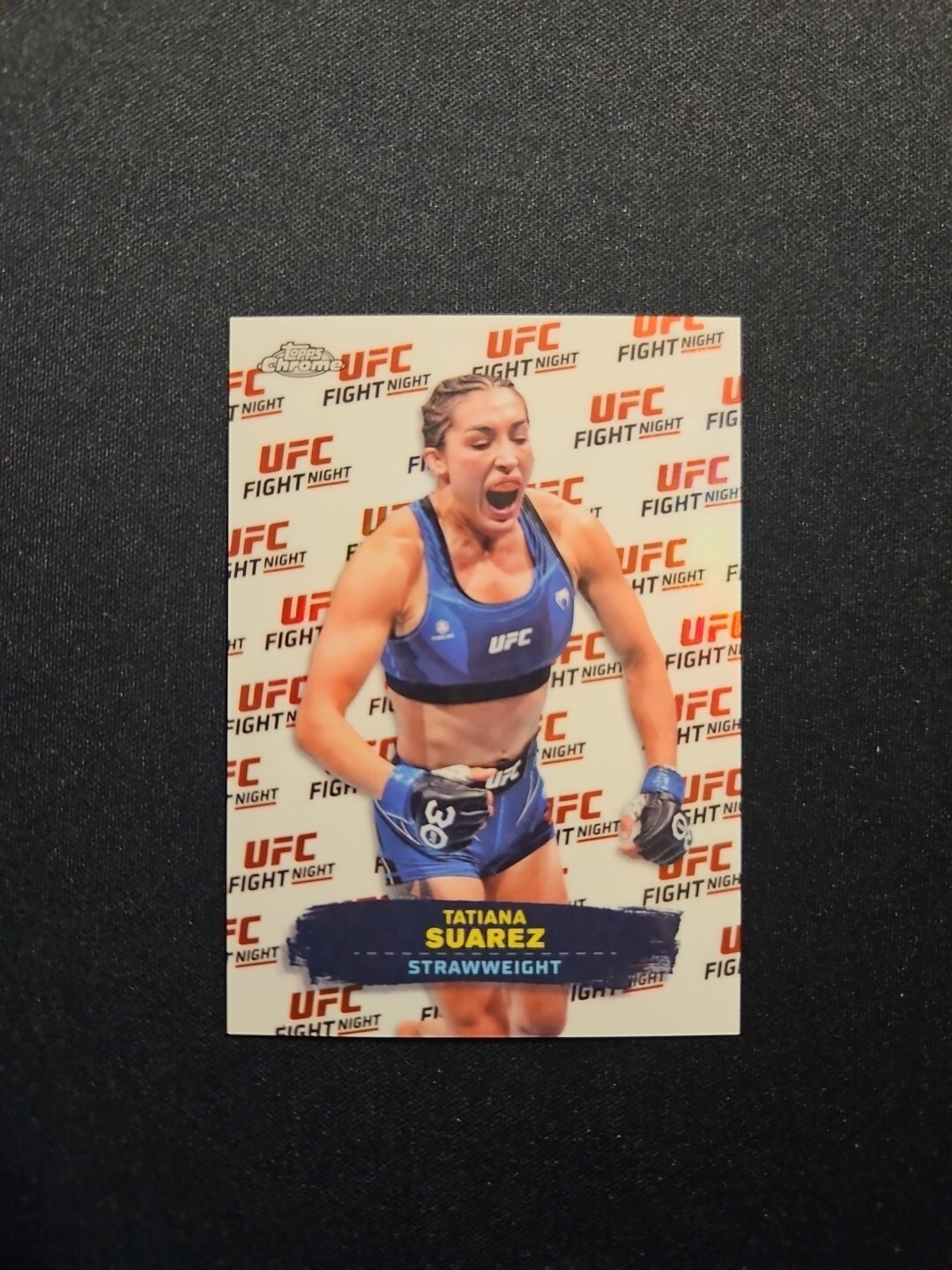 2024 Tatiana Suarez Topps Chrome Fight Night ssp #ufn-13