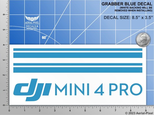 DJI Mini 4 Pro Drone Case Decal for Nanuk Pelican GoProfessional GPC & More - Picture 10 of 21