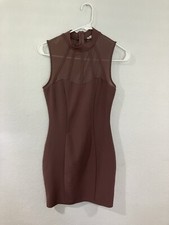 Charlotte Russe Womens Juniors Small Rose Gold Pink Dress Mini Dress Y2k P6