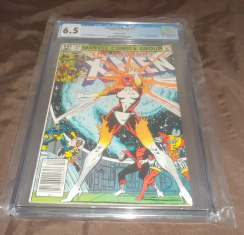 UNCANNY X-MEN # 164 CGC 6.5 NEWSSTAND 1982 1ST APPEARANCE BINARY CAROL DANVERS