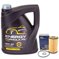 MotoröL Set 5W30 5 Liter + ÖLfilter SH 4786 P FüR Renault Kangoo Express