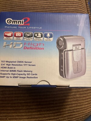 Omni 2 high definition 5.1 Digital Video Camera 32 MB flash memory New NIB