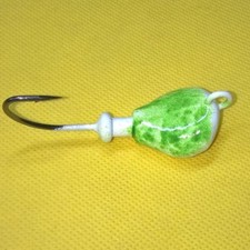 10 SPARKIE BLACKFISH  **WHITE LIME GREEN** Jigs Heads Tautog  TOG T&A JIG