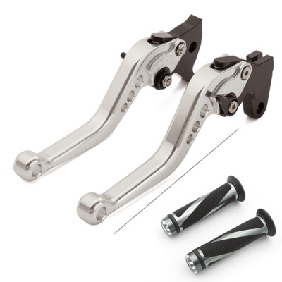 For YFM700 Raptor 700R 2000-2006 2005 2004 CNC Short Brake Clutch Lever w/Grips