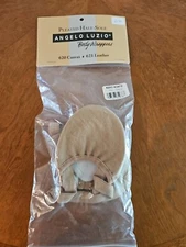 Dance Slippers By Angelo Luzio Body Wrappers 620C Size 12 Tan New Child