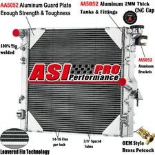 ASI 3 Row Aluminum Radiator For 2007-2018 Jeep Wrangler JK 3.6L 3.8L V6