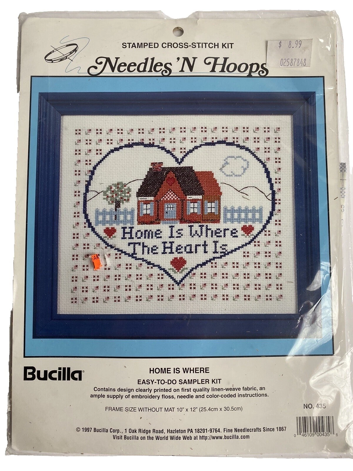 Bucilla Cross Stitch Kits Stamps