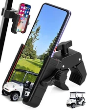 Golf Cart Phone Holder for EZGO Club Car Yamaha with iPhone Galaxy Pixel phone