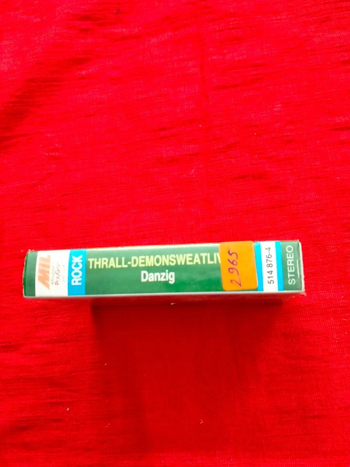 Danzig Thrall Demonsweatlive RARE orig Cassette tape INDIA indian Clamshell 1996 - Image 2 of 4