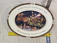 A Christmas Story 13" Oval Serving Platter International China Company Very Nice